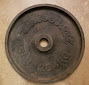 Used 45lb weight plates 1 inch opening